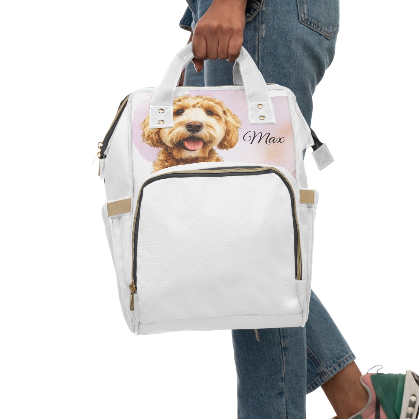 Personalized Puppy Photo Backpack | Diaper Backpack