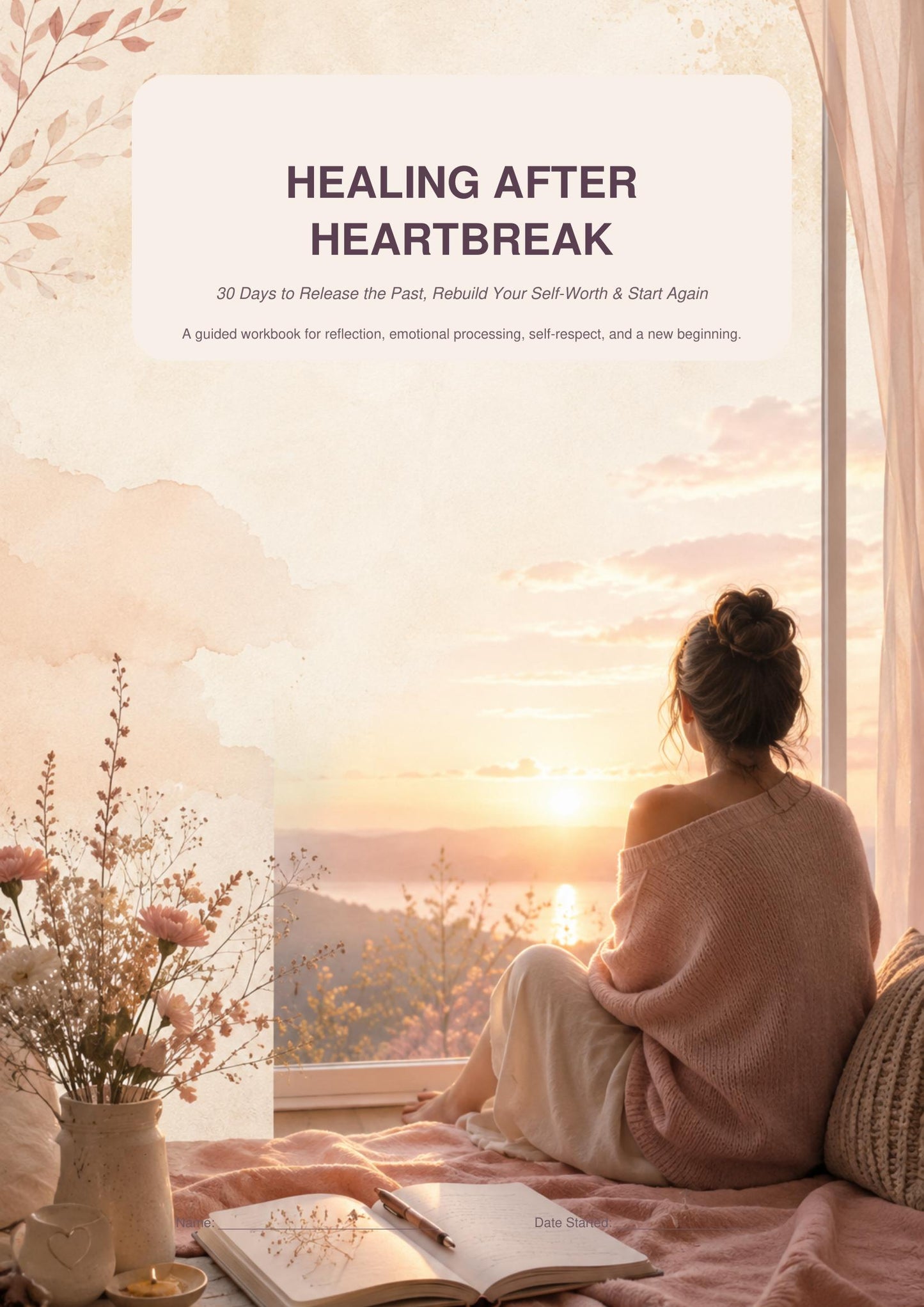 Healing After Heartbreak — 30-Day Guided Recovery Workbook