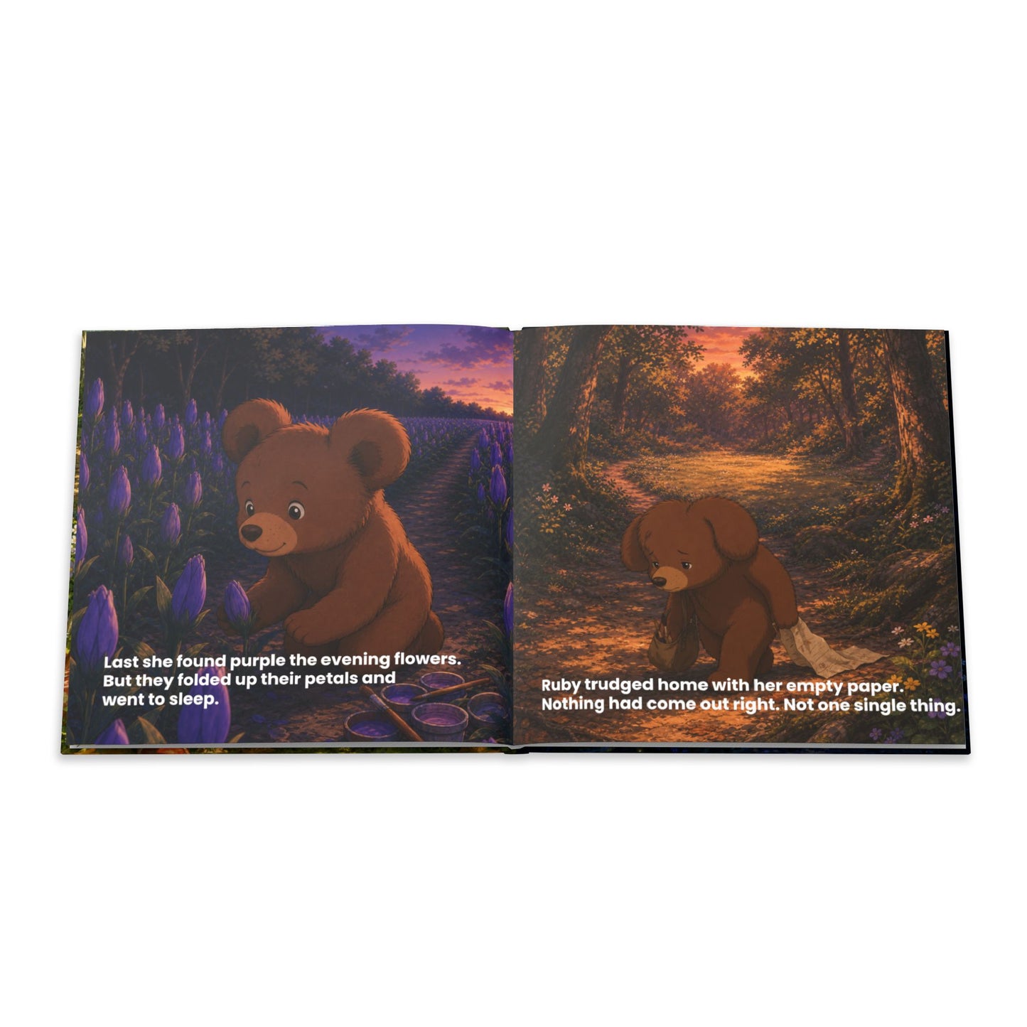 Bear Painting Story Hardcover Photo Book | Personalized Kids Storybook