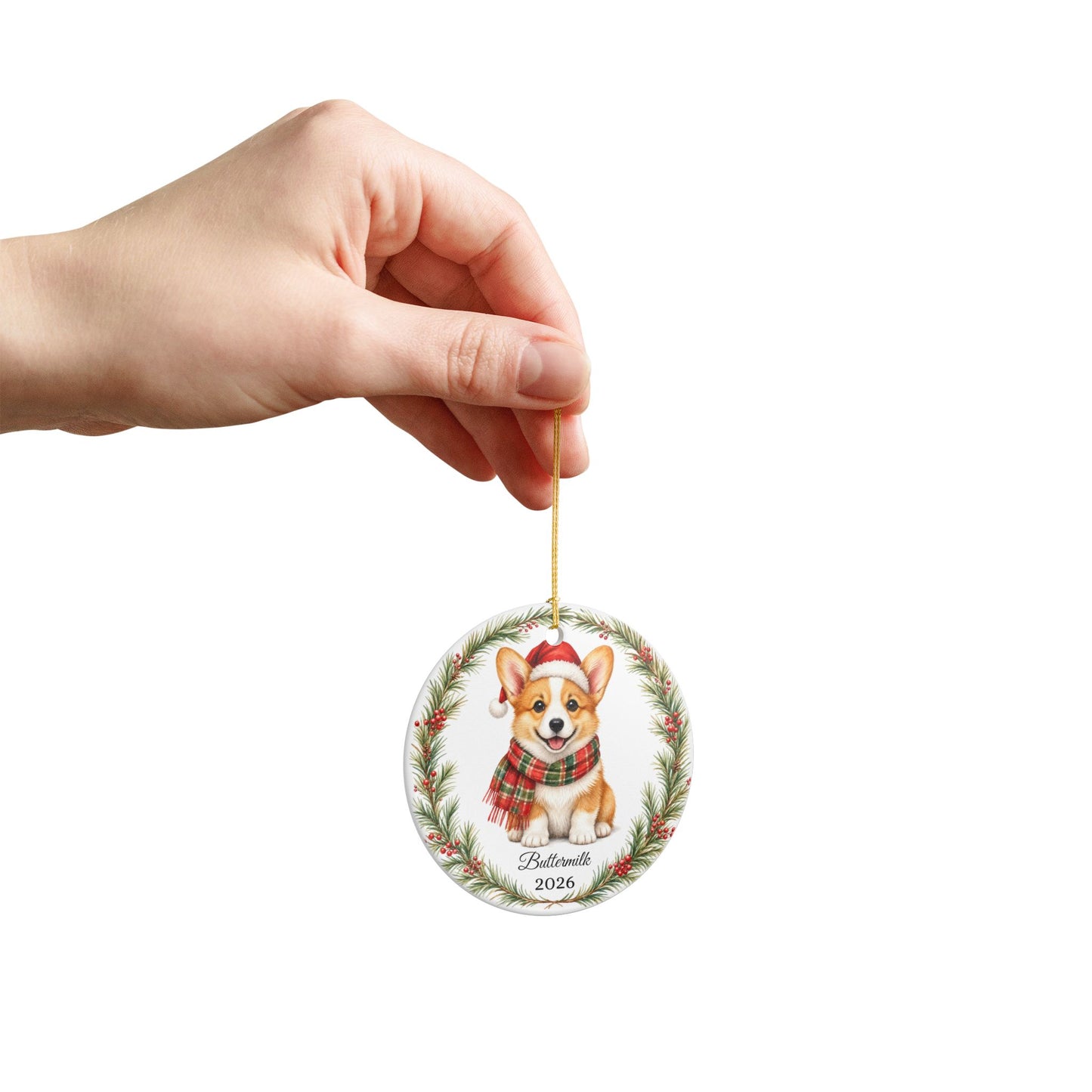 Corgi Ornament Personalized with Name, Corgi Christmas Ornament, Corgi Mom Dad Gift, Welsh Corgi Lover Keepsake 2026
