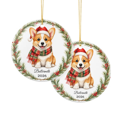 Corgi Ornament Personalized with Name, Corgi Christmas Ornament, Corgi Mom Dad Gift, Welsh Corgi Lover Keepsake 2026