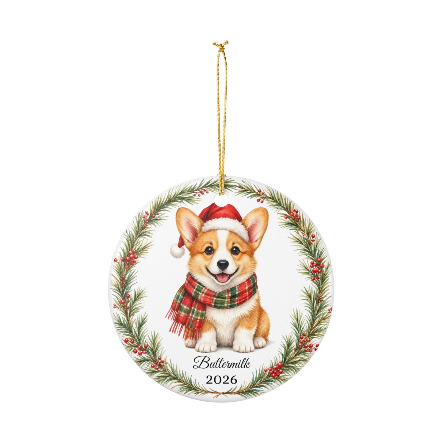 Corgi Ornament Personalized with Name, Corgi Christmas Ornament, Corgi Mom Dad Gift, Welsh Corgi Lover Keepsake 2026