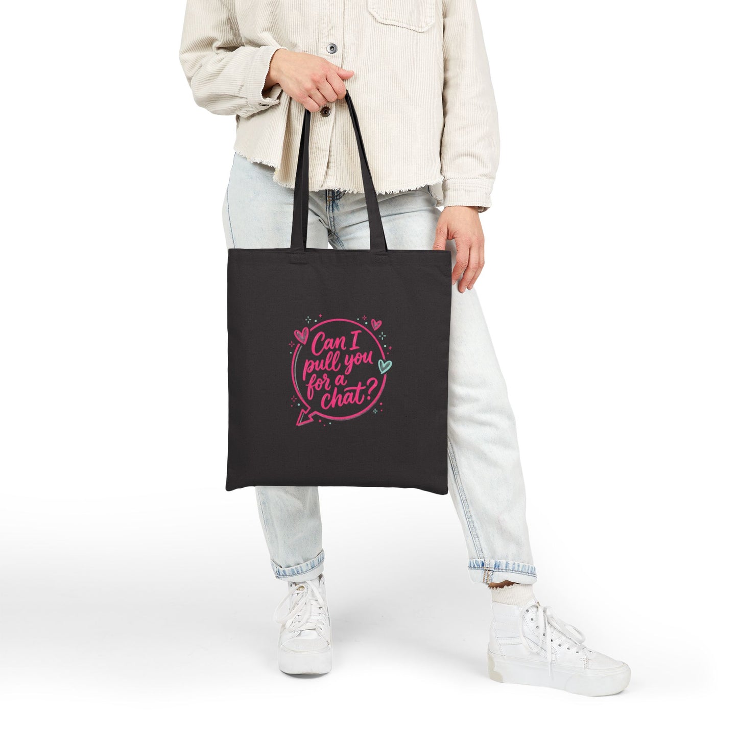 Can I Pull You for a Chat? Tote | Reality Dating-Show Quote, Flirty Meme Tote