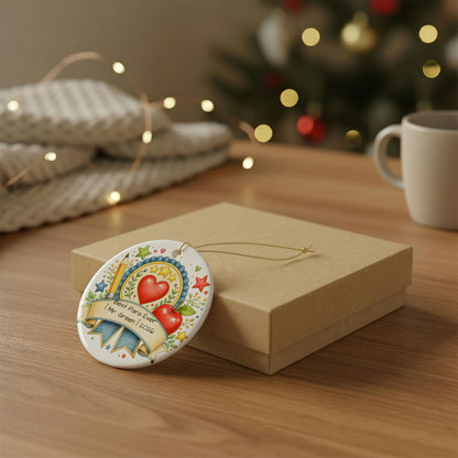 Best Para Ever Christmas Ornament Personalized with Name, Ceramic Keepsake, Paraprofessional Appreciation Gift 2026