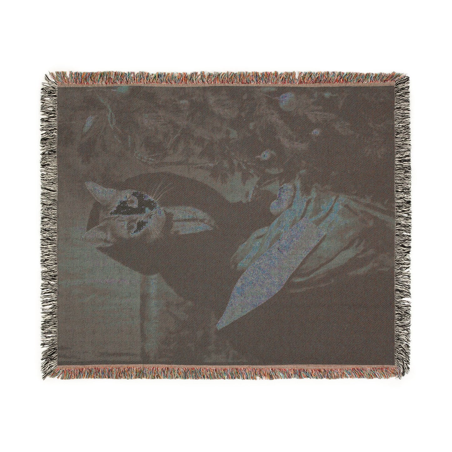 Medieval Monk Reading Woven Blanket | Tapestry Throw