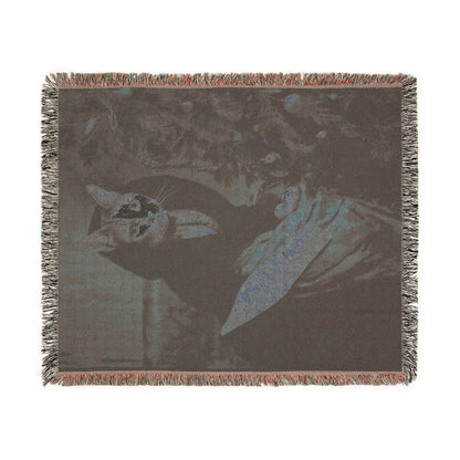 Medieval Monk Reading Woven Blanket | Tapestry Throw
