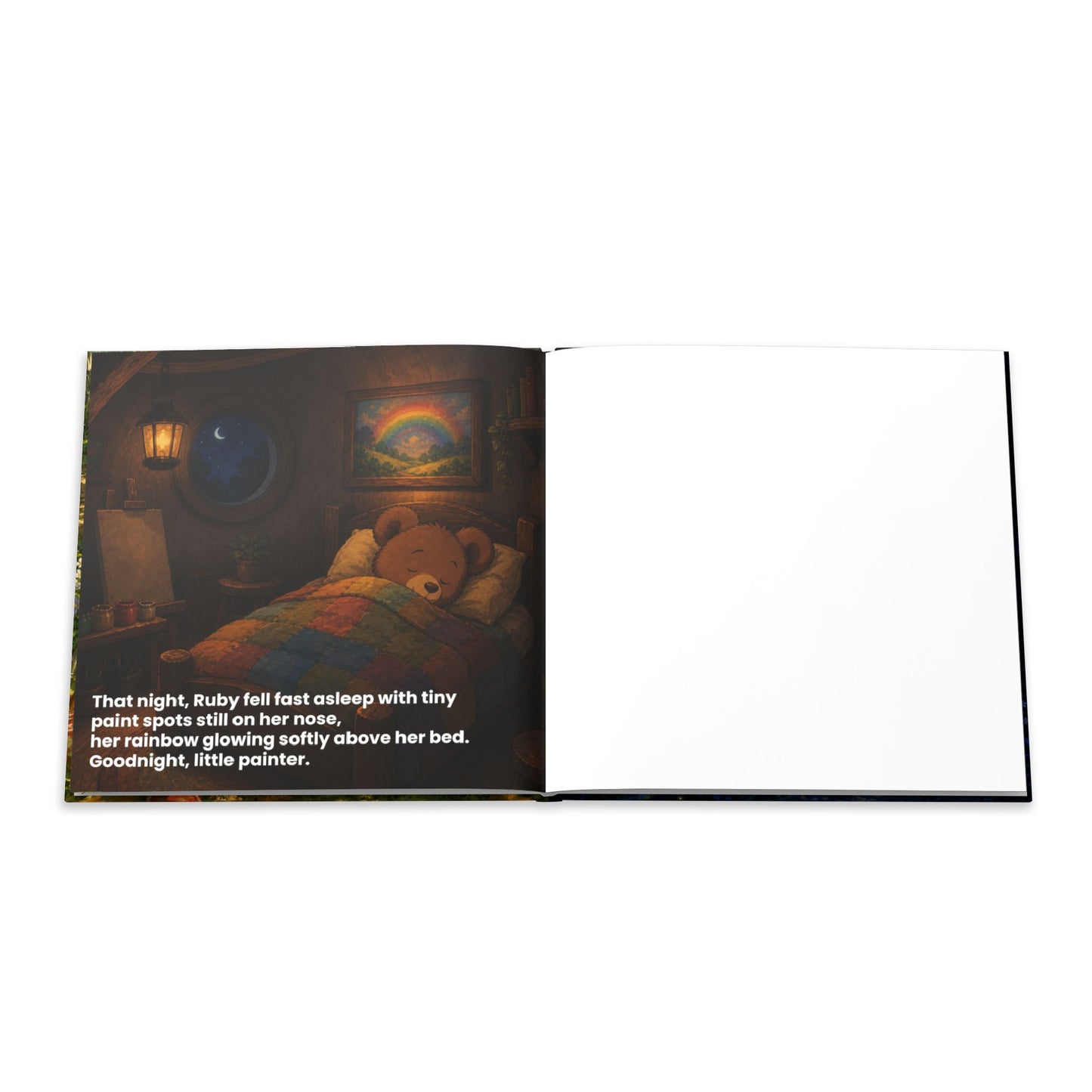 Bear Painting Story Hardcover Photo Book | Personalized Kids Storybook