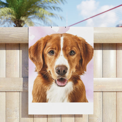 Personalized Dog Photo Memorial Beach Towel | Pet Memory Name