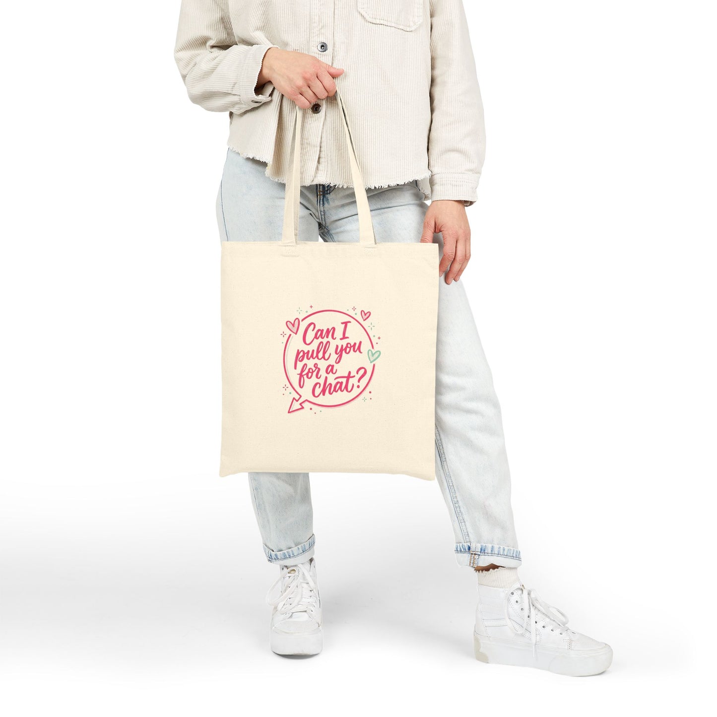 Can I Pull You for a Chat? Tote | Reality Dating-Show Quote, Flirty Meme Tote