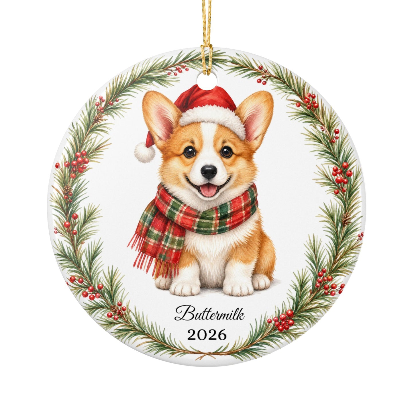 Corgi Ornament Personalized with Name, Corgi Christmas Ornament, Corgi Mom Dad Gift, Welsh Corgi Lover Keepsake 2026
