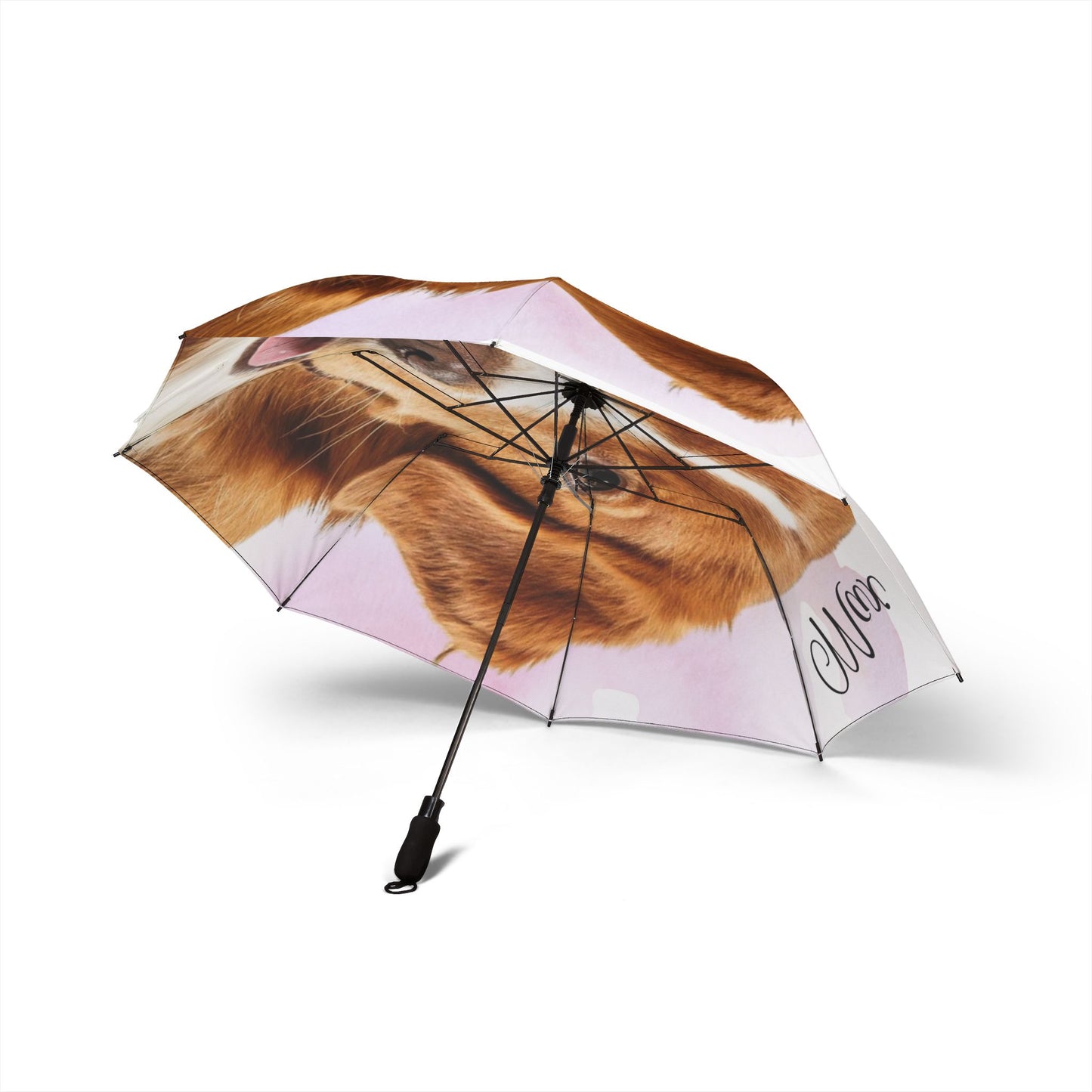Cute Dog Portrait Umbrella | Personalized Name Foldable Umbrella