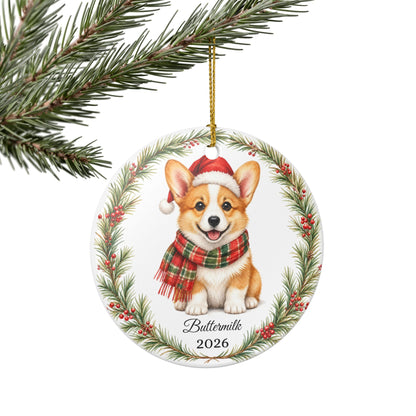 Corgi Ornament Personalized with Name, Corgi Christmas Ornament, Corgi Mom Dad Gift, Welsh Corgi Lover Keepsake 2026