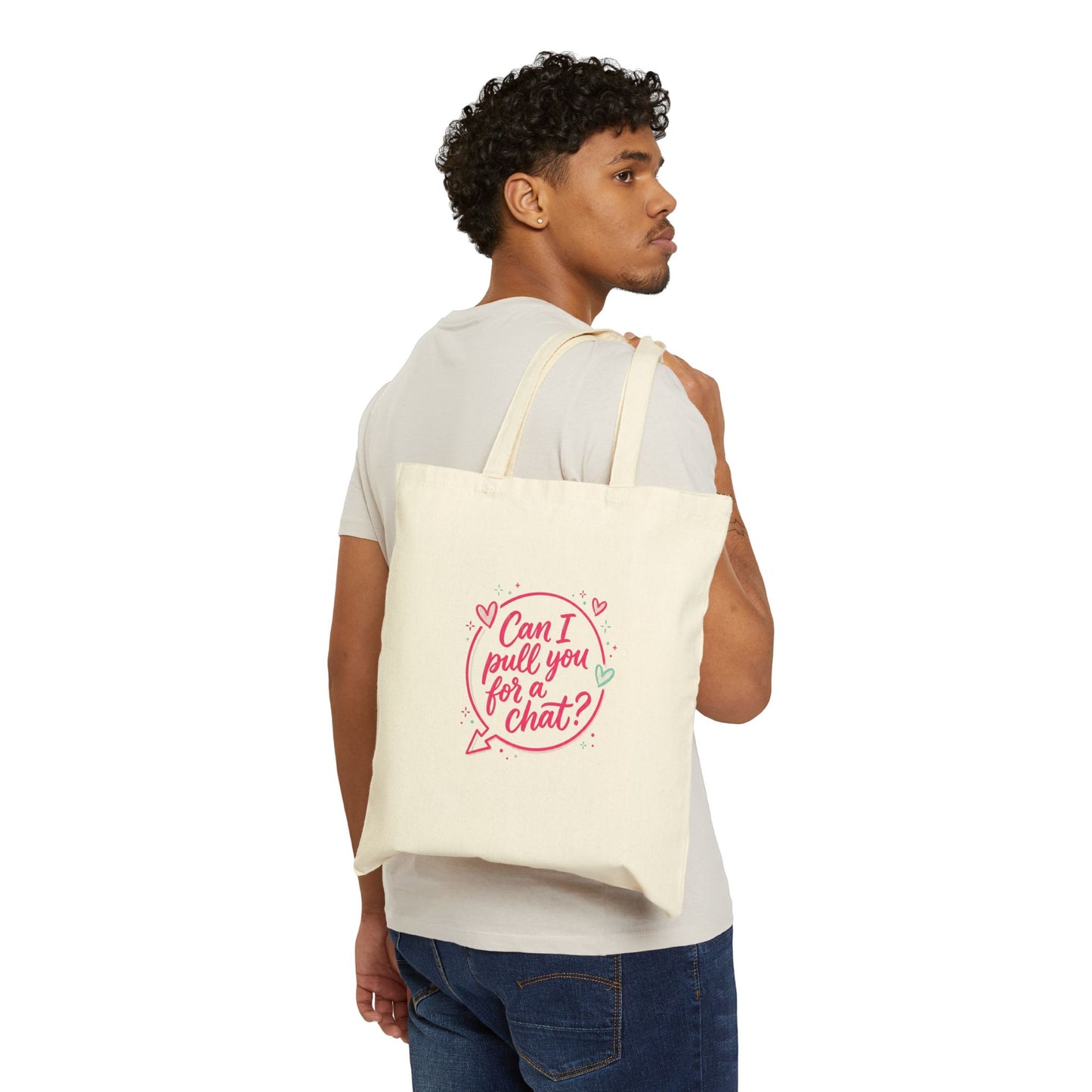 Can I Pull You for a Chat? Tote | Reality Dating-Show Quote, Flirty Meme Tote