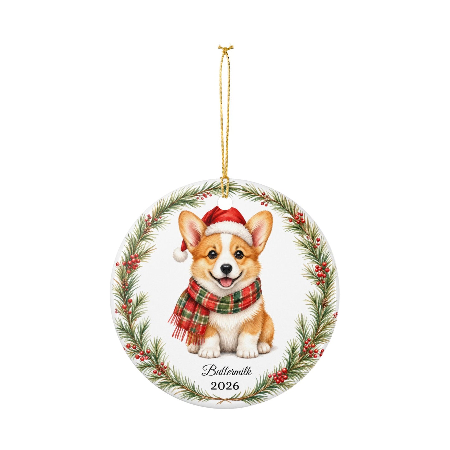 Corgi Ornament Personalized with Name, Corgi Christmas Ornament, Corgi Mom Dad Gift, Welsh Corgi Lover Keepsake 2026