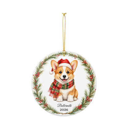 Corgi Ornament Personalized with Name, Corgi Christmas Ornament, Corgi Mom Dad Gift, Welsh Corgi Lover Keepsake 2026