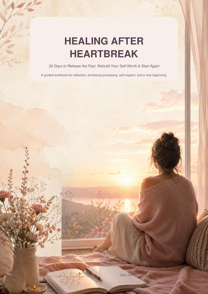 Healing After Heartbreak — 30-Day Guided Recovery Workbook